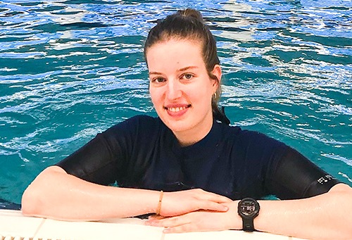 Marleen Wilke Kursleiterin Schwimmkurs München