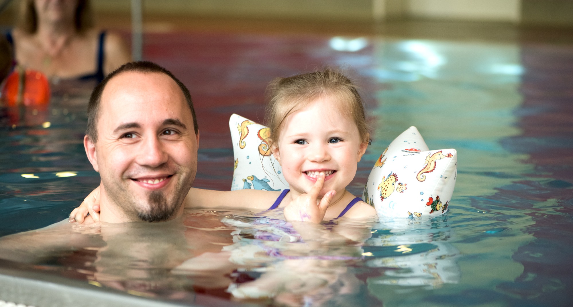 Babyschwimmen in der Schwimmschule Wassermäuse